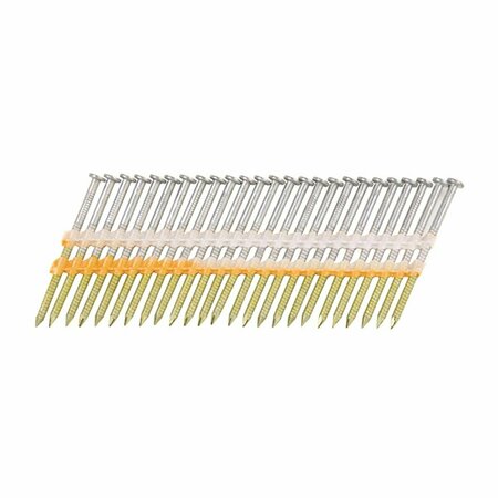 LIGHT HOUSE BEAUTY 2.37 in. 21 deg Plastic Strip Framing Nails, Ring Shank, 2000PK LI1678906